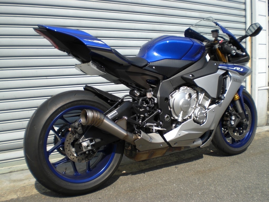 ASAHINA RACING アサヒナレーシング GPスタイルメガフォンスリップオン YZF-R1 YAMAHA ヤマハ スリップオンマフラー マフラー