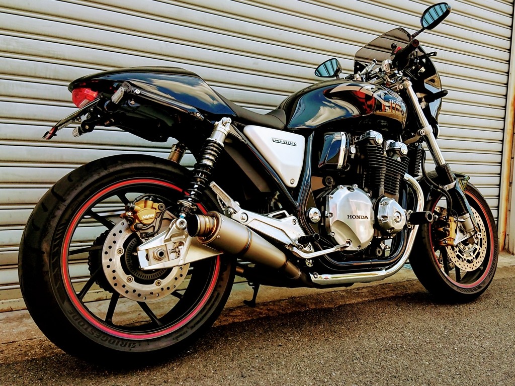 ASAHINA RACING アサヒナレーシング フルチタンテーパーサイレンサースリップオン 2本出し CB1100 HONDA ホンダ スリップオンマフラー マフラー|ウェビック 店