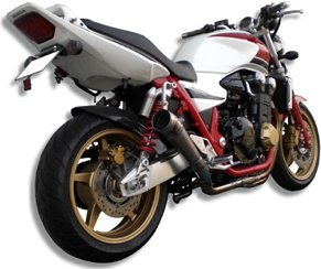 ASAHINA RACING アサヒナレーシング フルチタンEX GPスタイル メガフォンサイレンサー ショートタイプ CB1300SF HONDA ホンダ フルエキゾーストマフラー マフラー｜ウェビック　店