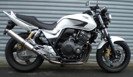 ASAHINA RACING アサヒナレーシング GP Formula スリップオン CB400SF HYPER VTEC Revo HONDA ホンダ スリップオンマフラー マフラー サイレンサー長：480mm / エンド部：ラージエンド / オプション専用バッフル：スタンダードエンド用