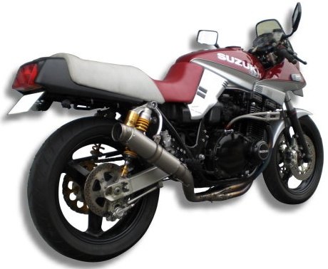 ASAHINA RACING アサヒナレーシング GPフォーミュラー フルチタンEX ショートタイプ GSX1100 KATANA GSX750S SUZUKI スズキ フルエキゾーストマフラー マフラー サイレンサー長:300mm / オプション専用バッフル:スタンダードエンド用|ウェビック 店