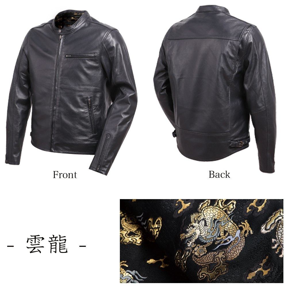DEGNER デグナー 金襴レザージャケット レザージャケット ジャケット アパレル