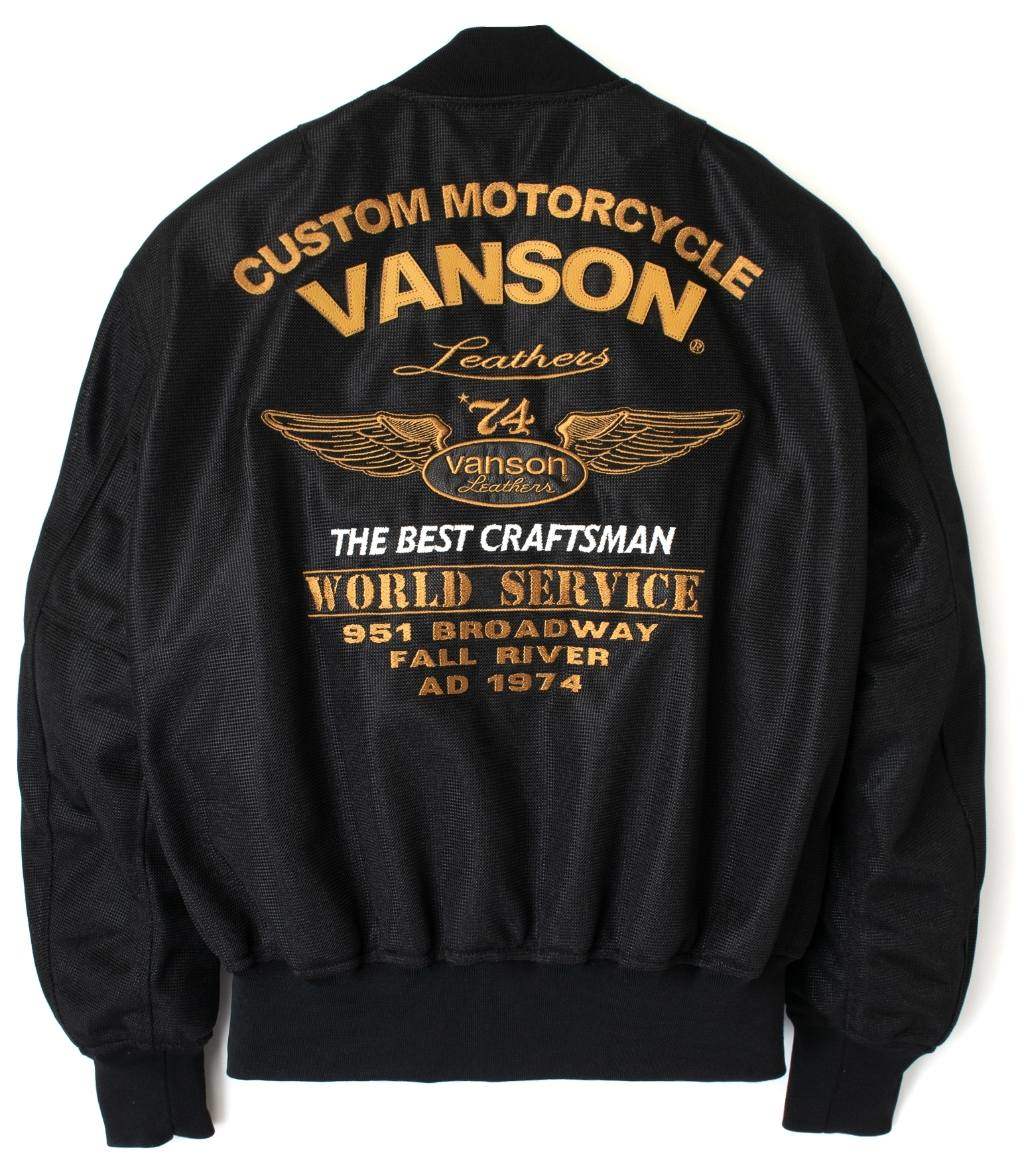 VANSON バンソン メッシュMA-1ジャケット サイズ バイク用品 | mexa.sk