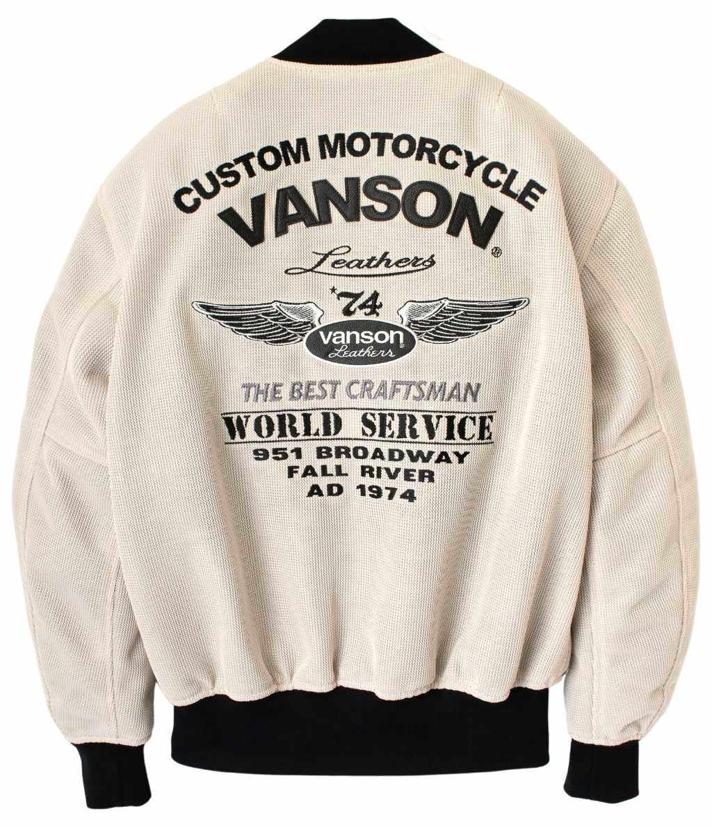 VANSON バンソン メッシュMA-1ジャケット サイズ バイク用品 | mexa.sk