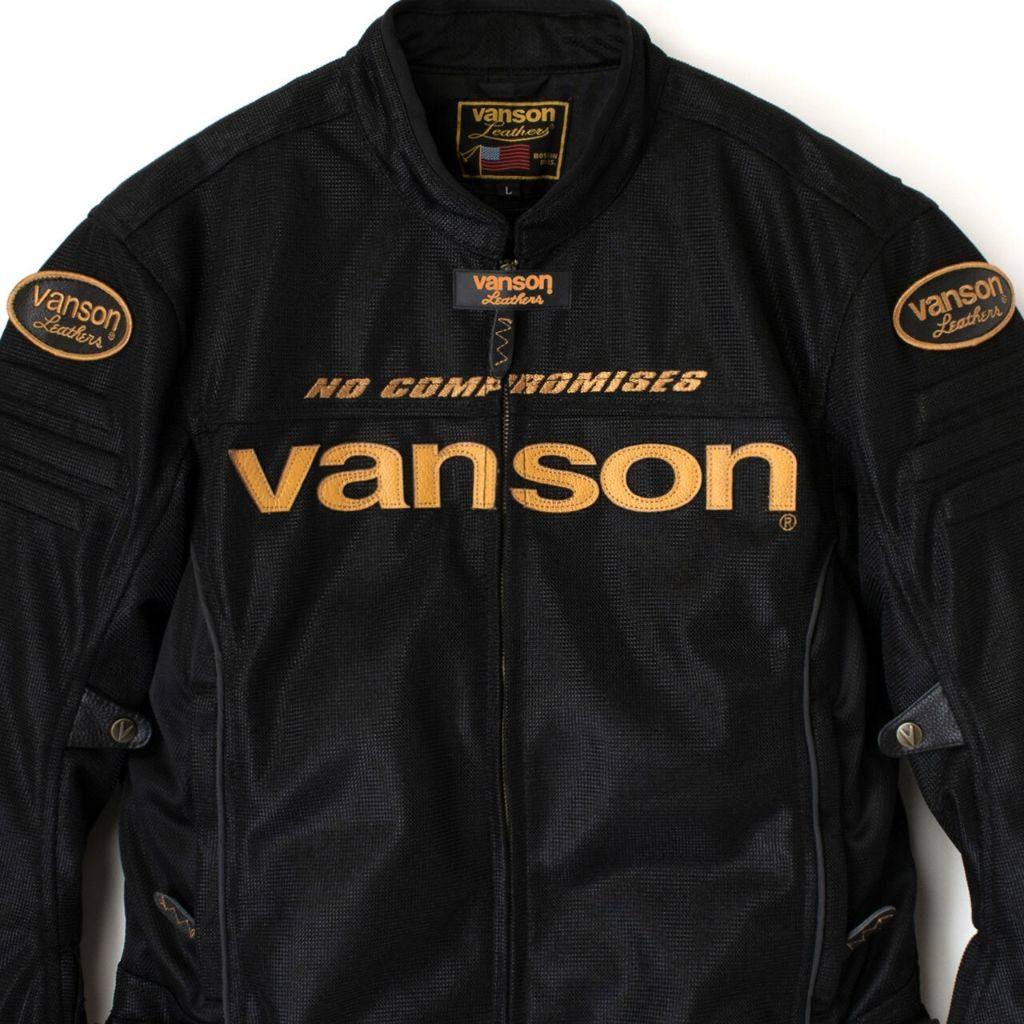 VANSON バンソン メッシュライダースジャケット サイズ バイク用品