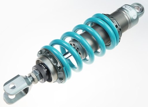 NITRON ナイトロン リアサスペンションモノショック NTR R1 シリーズ MT-125 YAMAHA ヤマハ リアサスペンション サスペンション 足回り スプリングカラー：タイタニアムブラック