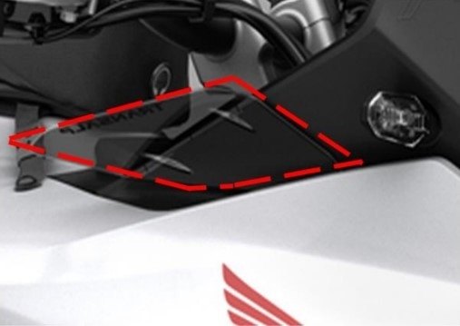 HONDA ホンダ フェアリングディフレクター XL750 TRANSALP レッグバイザー・シールド 外装