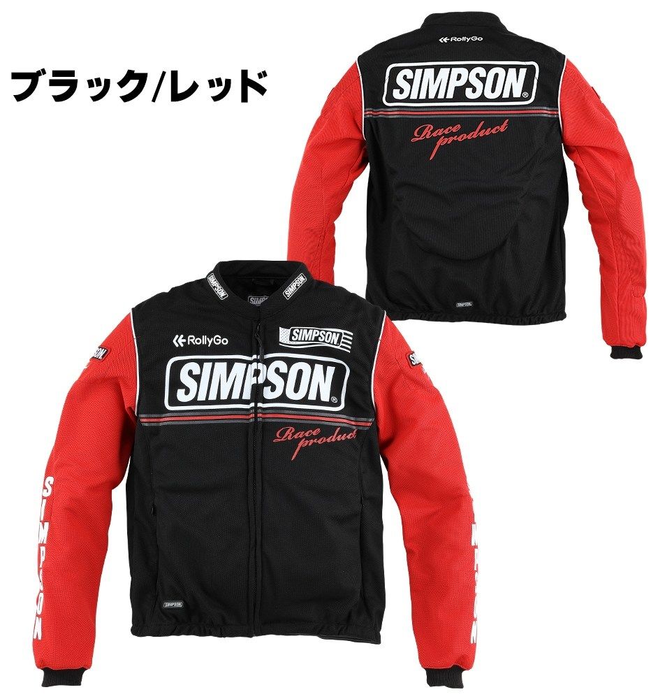 SIMPSON シンプソン NSM-C05 ライダーズ クールジャケット メッシュジャケット ジャケット アパレル