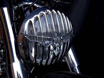 部品屋K&W Suicide Customs製イーグルヘッドライト SR400 SR500 YAMAHA ヤマハ ヘッドライト 灯火類 電装系