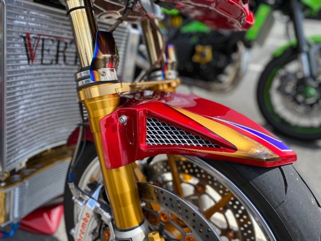 VERTIA ヴェルティア フロントフェンダー ZRX1200DAEG ZRX1100 ZRX1200R KAWASAKI カワサキ フェンダー関連 外装