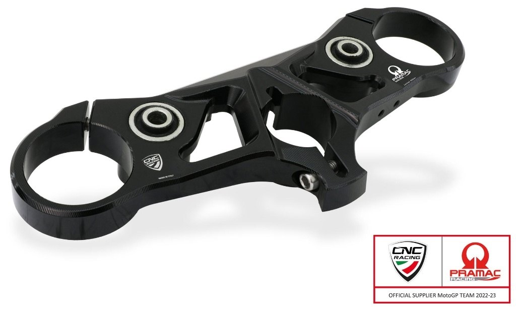 CNC Racing シーエヌシーレーシング トップブリッジ【PRAMAC RACING限定モデル】 STREETFIGHTER V4 S SP SP2 DUCATI ドゥカティ トップブリッジ ハンドル周辺パーツ ハンドル