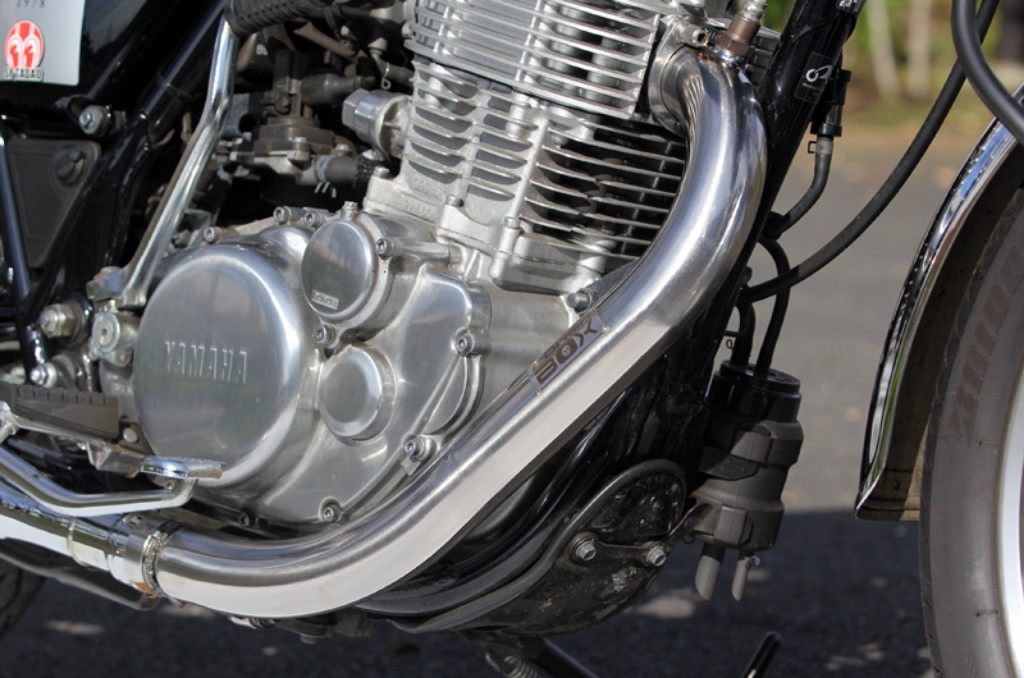 SP忠男 スペシャルパーツ忠男 POWERBOX(パワーボックス) パイプ ソリッドチタン SR400 YAMAHA ヤマハ エキゾーストパイプ マフラー