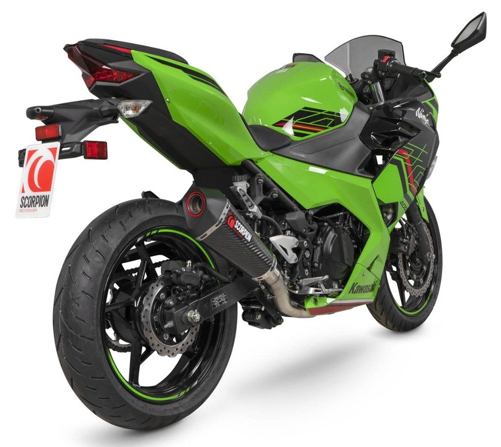 SCORPION スコーピオン セルケトテーパー フルエキゾーストマフラー Ninja 400 KAWASAKI カワサキ マフラー タイプ：カーボン