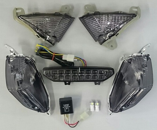 ODAX オダックス LEDスモークレンズ コンプリートキット2(インテグレートテールtype) 1400GTR KAWASAKI カワサキ ウインカー 灯火類 電装系