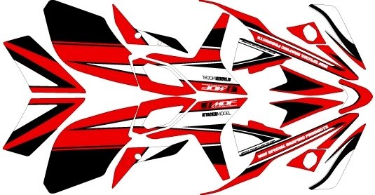 MDF エムディーエフ グラフィックキット アタッカーモデル V-Strom 650 SUZUKI スズキ 外装 タイプ：コンプリートセット(車両1台分のフルセット)