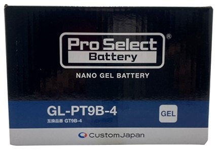 Pro Select Battery プロセレクトバッテリー ナノ・ジェルバッテリー【GL-PT9B-4】 鉛系バッテリー バッテリー関連|ウェビック 店
