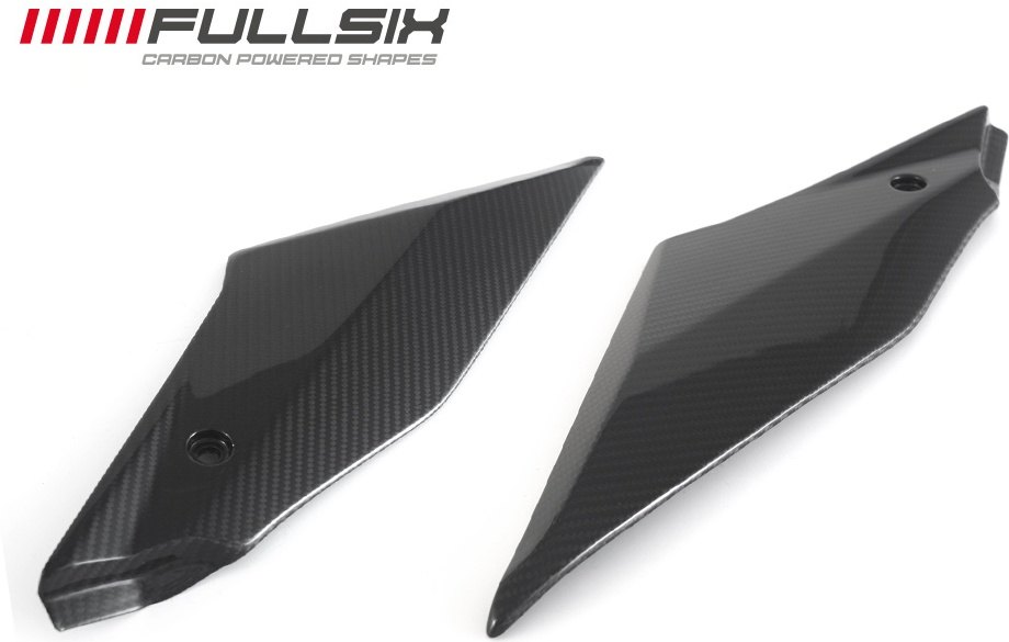 FullSix フルシックス アンダータンクサイドパネルセット YZF-R1 YZF-R1M YAMAHA ヤマハ タンクカバー タンク関連 外装 カーボン繊維：200Plain 平織り / コーティング：クリアコート(艶あり)