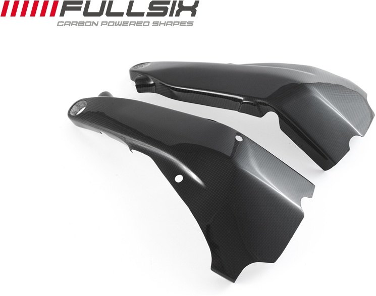 FullSix フルシックス フレームカバーセット STREETFIGHTER V4 DUCATI ドゥカティ フレームカバー フレーム カーボン繊維：200Plain 平織り / コーティング：クリアコート(艶あり) 44,616円