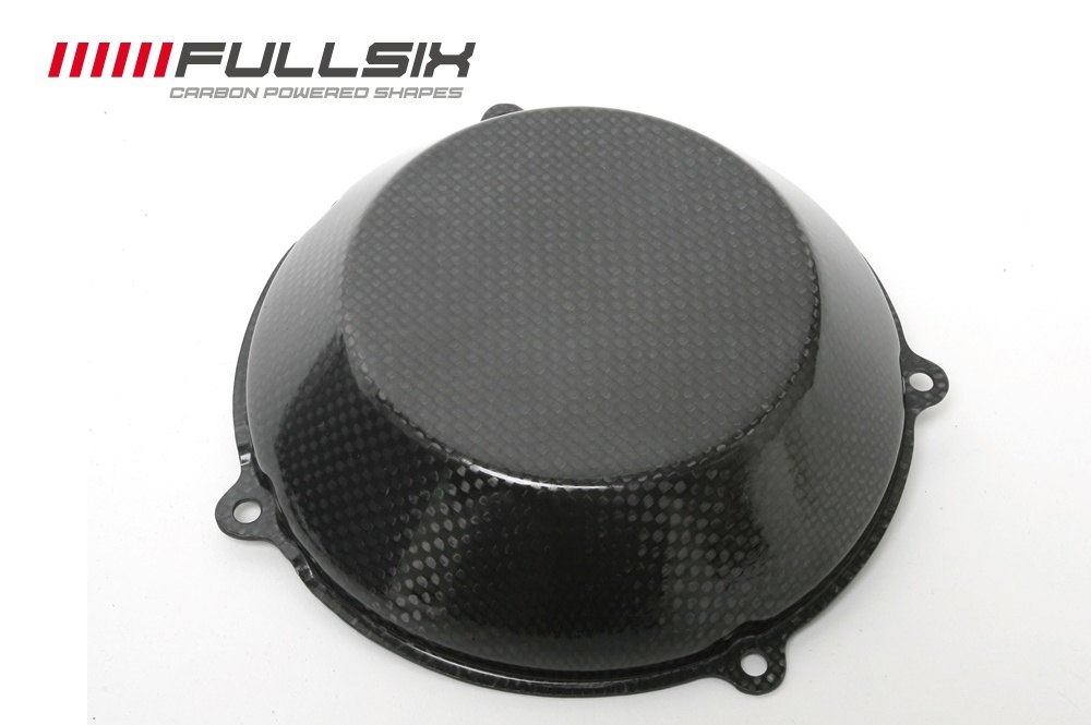 FullSix フルシックス クラッチカバー 748 916 996 998 DUCATI ドゥカティ エンジンパーツ エンジン カーボン繊維：200Plain 平織り / コーティング：マットコート(艶なし)