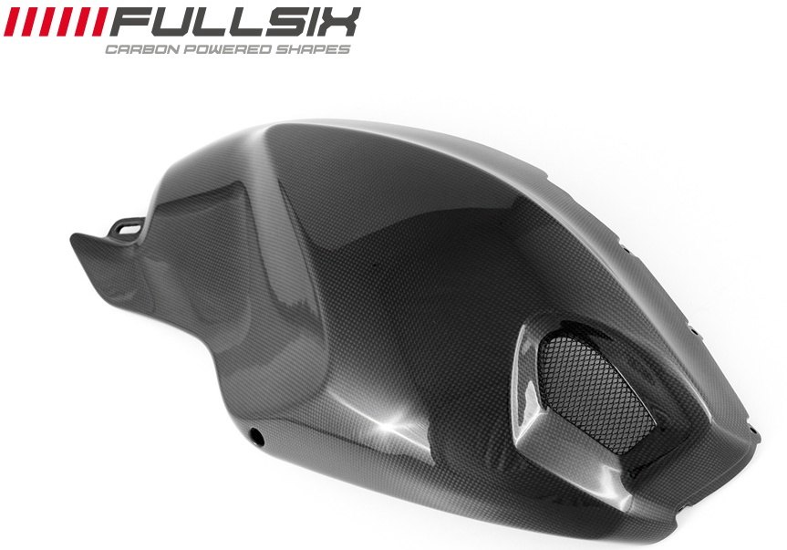 FullSix フルシックス タンクカバー MONSTER696 MONSTER796 MONSTER1100 DUCATI ドゥカティ タンク関連 外装 タイプ:右用 / カーボン繊維:200Plain 平織り / コーティング:クリアコート(艶あり)