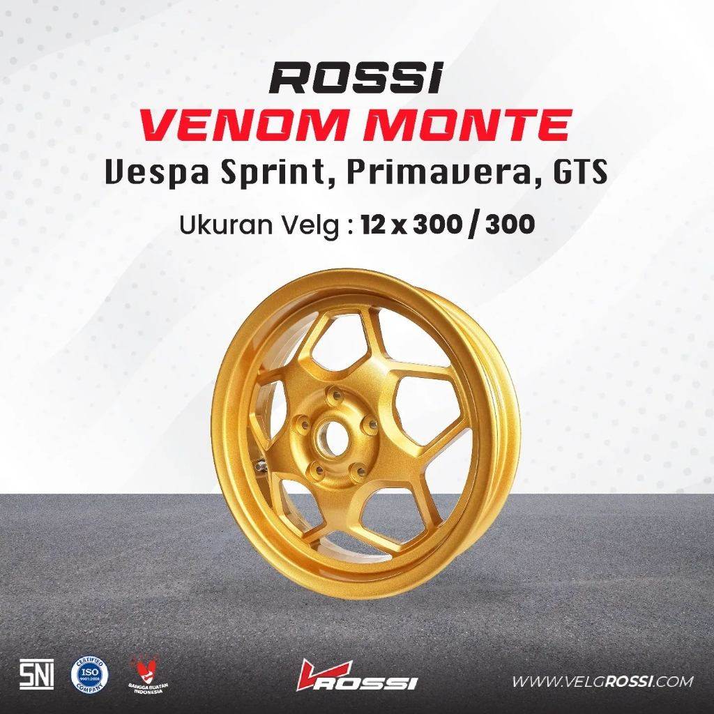Velg Rossi ブイロッシ Cast Wheels Venom Monte Primavera 150 Sprint Vespa ベスパ ホイール ホイール関連 足回り