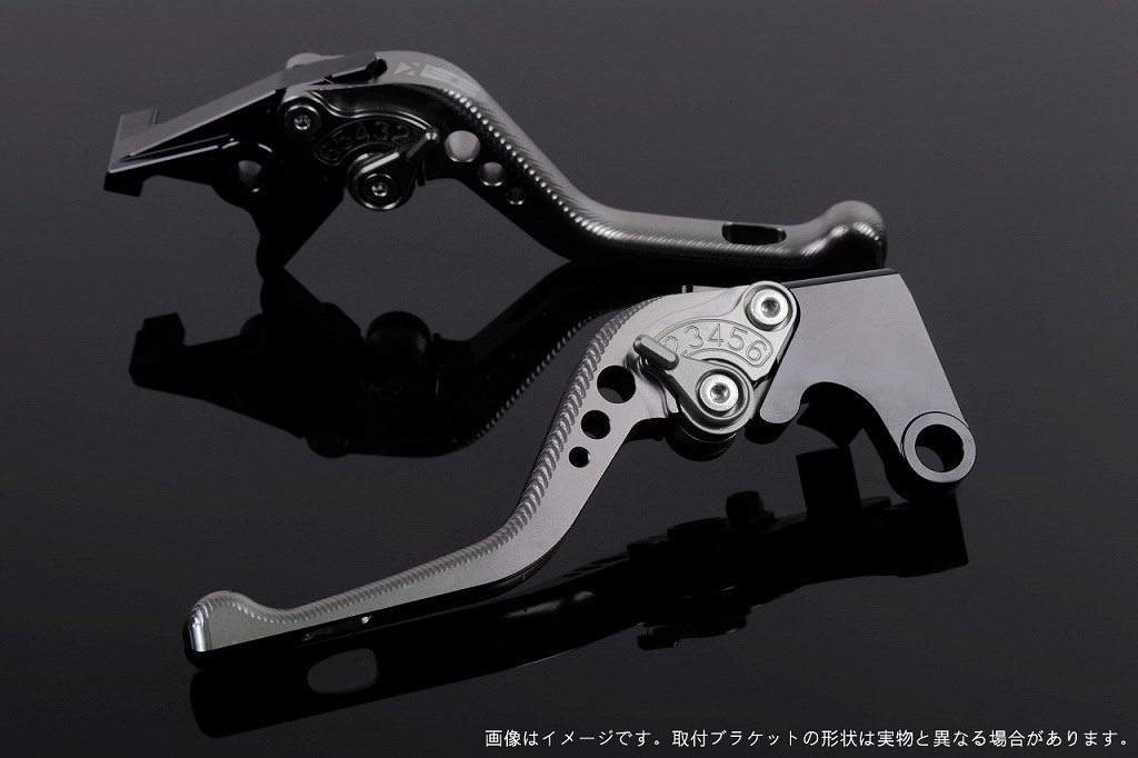 SPEEDRA スピードラ アジャストレバー 3Dショート ADV150 ADV160 PCX125 PCX160 HONDA ホンダ ブレーキレバー ハンドル周辺パーツ ハンドル レバー本体カラー:チタン / アジャスターカラー:チタン