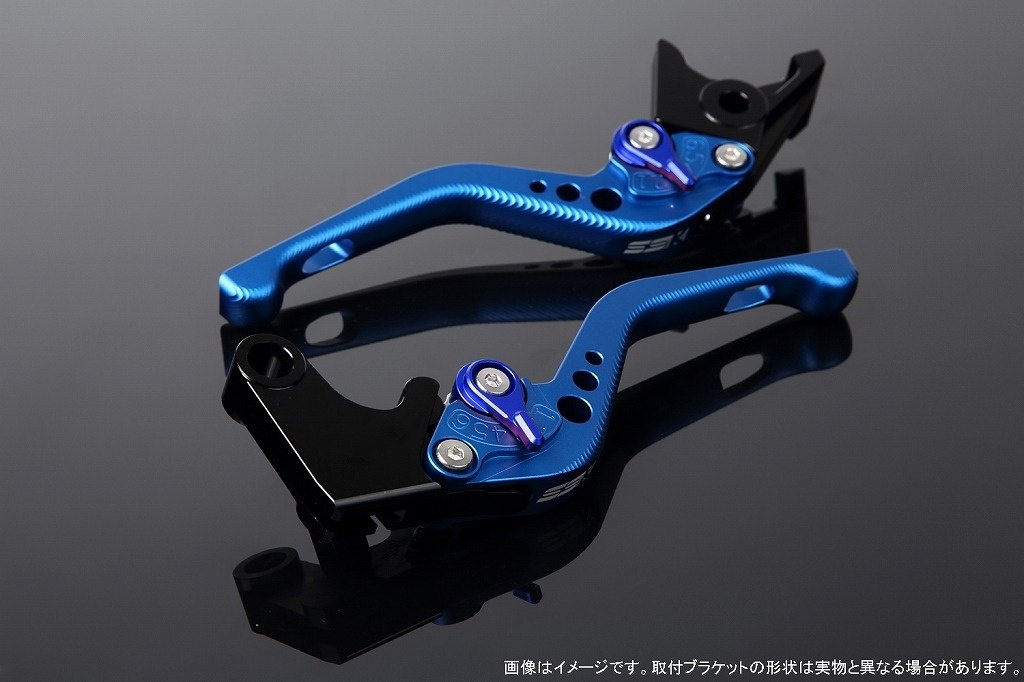 SPEEDRA スピードラ アジャストレバー 3Dショート スクランブラーカフェレーサー DUCATI ドゥカティ ブレーキレバー ハンドル周辺パーツ ハンドル レバー本体カラー:マットブルー / アジャスターカラー:マットブルー|ウェビック 店