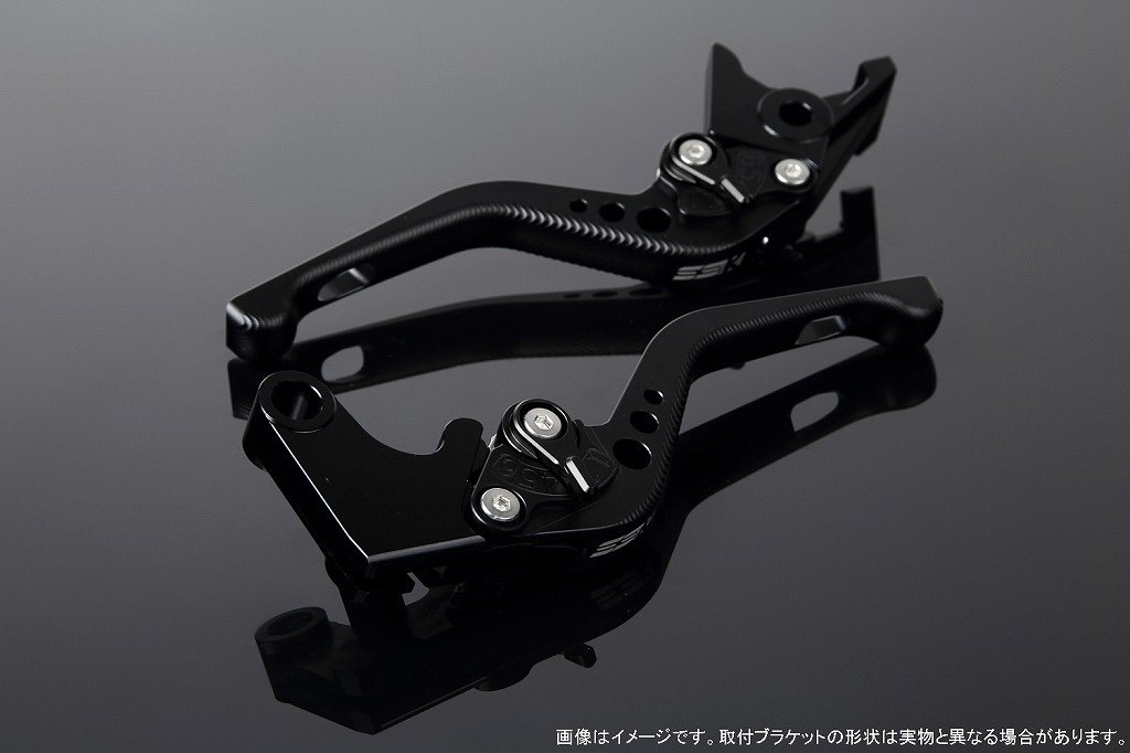 SPEEDRA スピードラ アジャストレバー 3Dショート XMAX YAMAHA ヤマハ ブレーキレバー ハンドル周辺パーツ ハンドル レバー本体カラー：マットブラック / アジャスターカラー：マットブラック