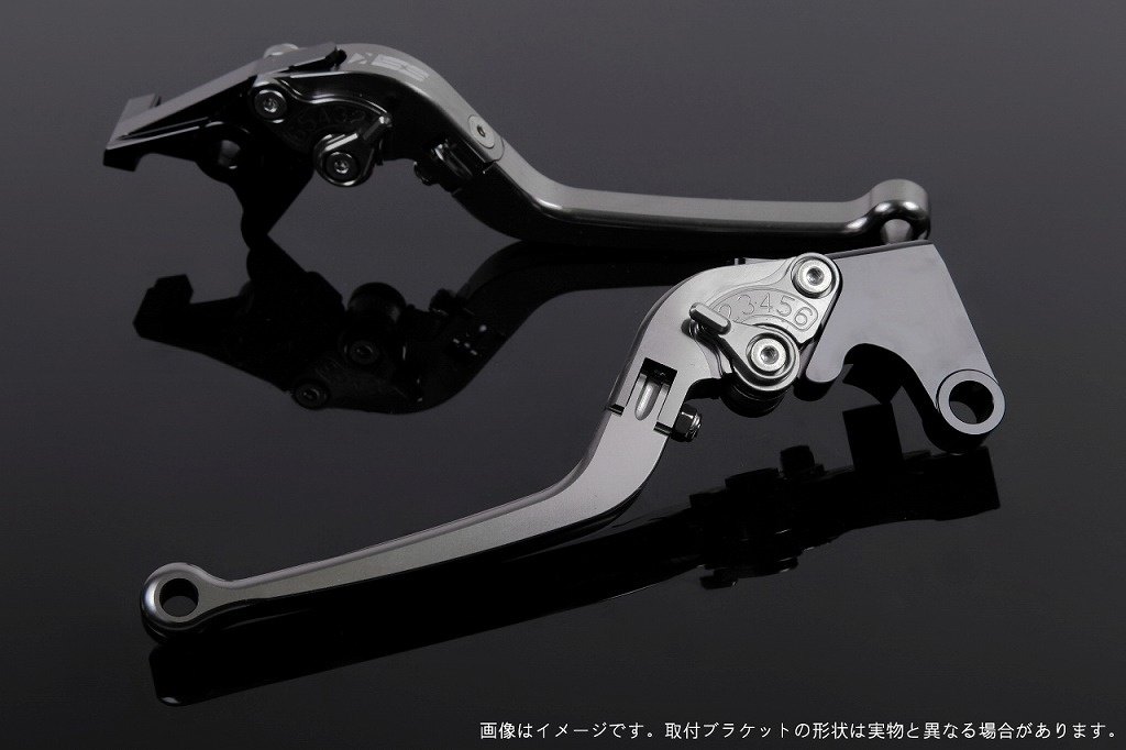 SPEEDRA スピードラ アジャストレバー スタンダード可倒式 XMAX YAMAHA ヤマハ ブレーキレバー ハンドル周辺パーツ ハンドル レバー本体カラー:チタン / アジャスターカラー:チタン