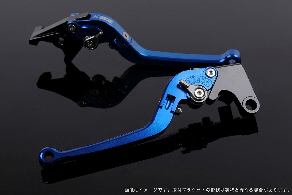 SPEEDRA スピードラ アジャストレバー スタンダード可倒式 スクランブラー デザートスレッド モンスター797 モンスター821 DUCATI ドゥカティ ブレーキレバー ハンドル周辺パーツ ハンドル レバー本体カラー：ブルー / アジャスターカラー：チタン｜ウェビック　店
