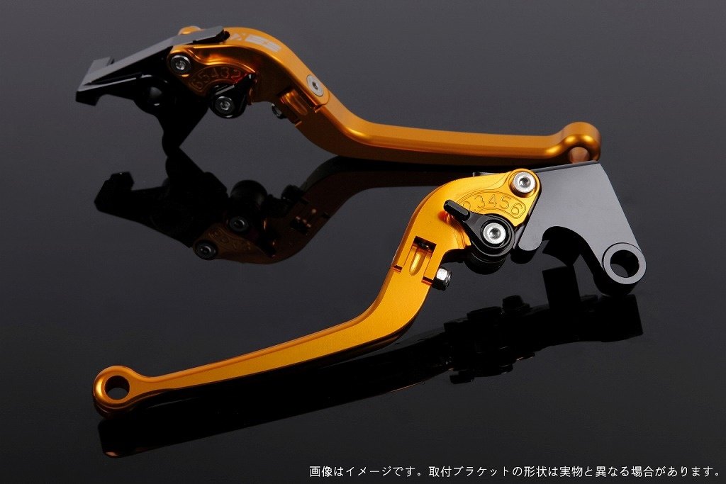 SPEEDRA スピードラ アジャストレバー スタンダード可倒式 ADV150 ADV160 PCX125 PCX160 HONDA ホンダ ブレーキレバー ハンドル周辺パーツ ハンドル レバー本体カラー：ゴールド / アジャスターカラー：ブラック