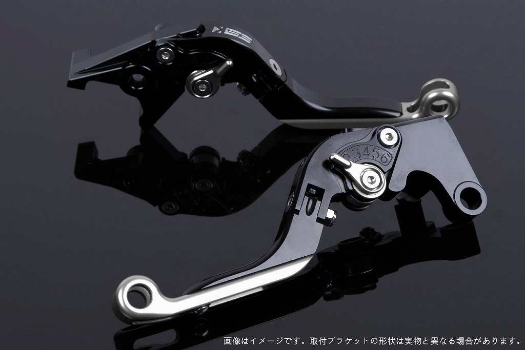 SPEEDRA スピードラ アジャストレバー 可倒延長式 ADV150 ADV160 PCX125 PCX160 HONDA ホンダ ブレーキレバー ハンドル周辺パーツ ハンドル レバー本体カラー：ブラック / アジャスターカラー：シルバー / エクステンションカラー：シルバー｜ウェビック　店