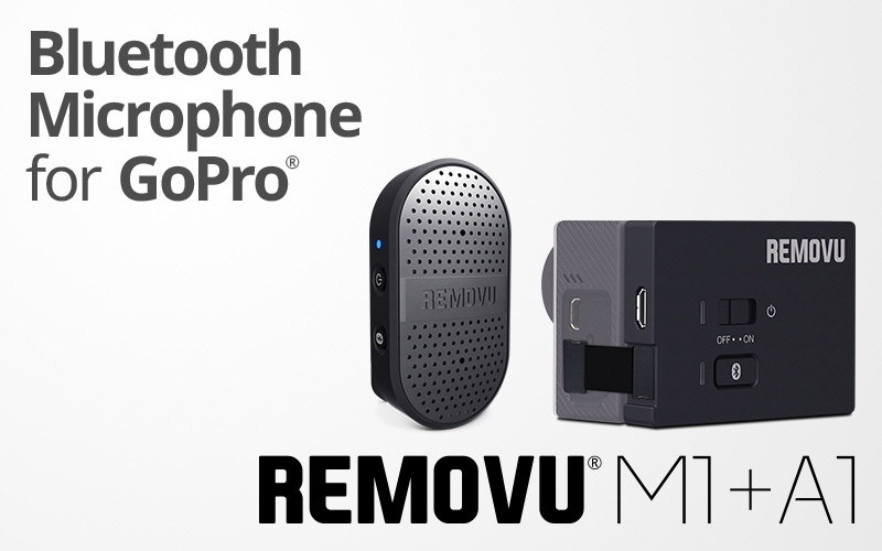 MOTO禅 モトゼン REMOVU M1＋A1 ウェアラブル防水ブルーツースGoPro専用マイクロフォンキット その他アクションカメラオプション・補修部品 バイク用カメラ 電子機器類