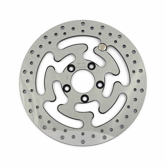 MCS エムシーエス ブレーキローター ポリッシュステンレス【BRAKE ROTOR POLISHED SS】 08-17 TOURING HARLEY-DAVIDSON ハーレーダビッドソン ブレーキディスクローター ブレーキ
