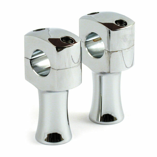MCS エムシーエス ドームライザー【DOMED RISERS】 73-02 B．T． TC／B XL EXCL． FLT HARLEY-DAVIDSON ハーレーダビッドソン ハンドルポスト・ハンドルライザー ハンドル周辺パーツ ハンドル