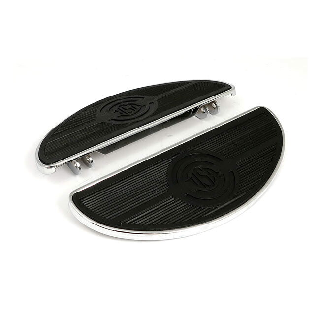 MCS エムシーエス オーバル フロアボード 初期型【OVAL FLOORBOARDS EARLY STYLE】 86-17 FL SOFTAIL； 80-17 FLT／TOURING HARLEY-DAVIDSON ハーレーダビッドソン フロアボード・ステップボード ステップ 足回り