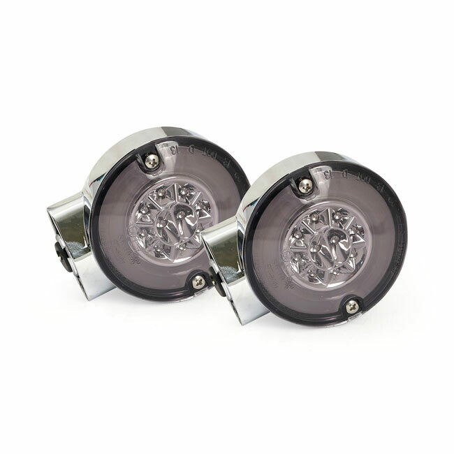 MCS エムシーエス リンガーフロントLEDウインカー【RINGERS FRONT LED TURN SIGNAL】 99-13 FLST； 01-13 TOURING HARLEY-DAVIDSON ハーレーダビッドソン ウインカー 灯火類 電装系