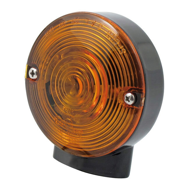 MCS エムシーエス ウインカーアッシー フロントレンズ【TURN SIGNAL ASSY FRONT LENS】 86-15 FLT／TOURING EXCL． FLHX FLHRS； 16-17 FLHR／C HARLEY-DAVIDSON ハーレーダビッドソン ウインカー 灯火類 電装系