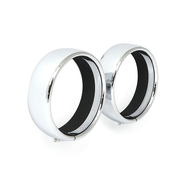 MCS エムシーエス パースイングランプ リセスト トリム リング【PASSINGLAMP RECESSED TRIM RINGS】 62-17 H-D WITH PASSING LAMP KIT HARLEY-DAVIDSON ハーレーダビッドソン ヘッドライト 灯火類 電装系