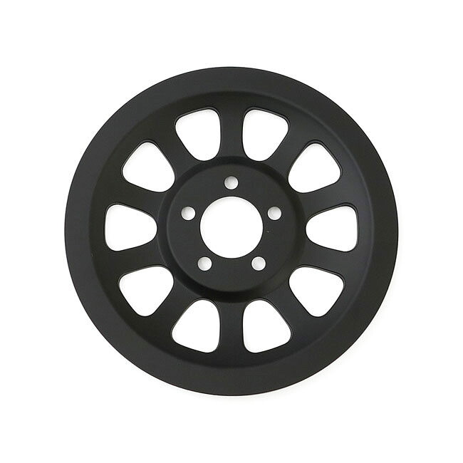MCS エムシーエス プーリーカバーホール(66T)【PULLEY COVER HOLES (66T)】 07-17 Dyna HARLEY-DAVIDSON ハーレーダビッドソン その他プーリーオプション・補修部品 スクーター駆動系 駆動系 COLOR：MATTE BLACK｜ウェビック　店