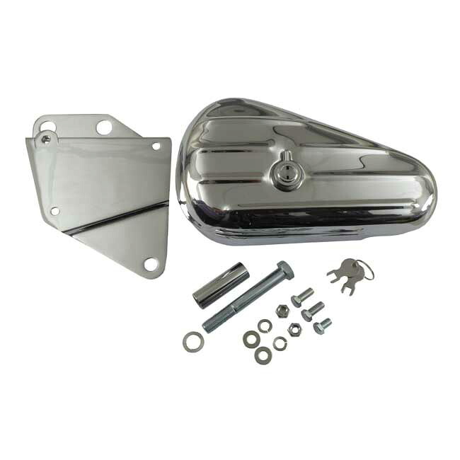 MCS エムシーエス ツールボックスキット 左側【TOOL BOX KIT LEFT SIDE】 84-99 SOFTAIL NUEXCL． FLSTS HARLEY-DAVIDSON ハーレーダビッドソン 工具袋 工具箱（収納）｜ウェビック　店