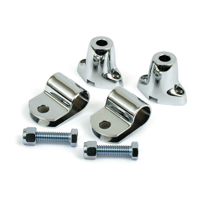 MCS エムシーエス スポットライト／ウインカーマウントキット【SPOTLAMP ＆ TURNSIGNAL MOUNT KIT】 68-84 FL； 86-07 FLST MODELSNU EXCL． FLSTN HARLEY-DAVIDSON ハーレーダビッドソン ウインカーステー・マウント 灯火類 電装系