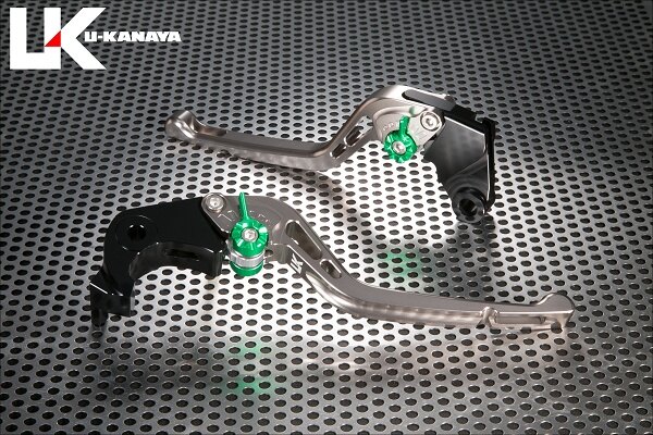 U-KANAYA ユーカナヤ GPタイプ アルミビレットレバーセット CB1000F HONDA ホンダ ブレーキ・クラッチレバーセット ハンドル周辺パーツ ハンドル レバーカラー：チタンカラー / アジャスターカラー：チタンカラー / レバータイプ：ロング（レバー部全長：約173mm） 11,020円