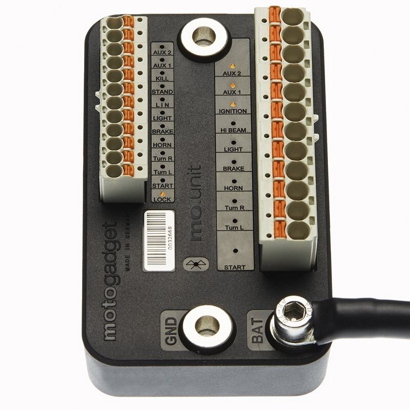 Motogadget モトガジェット U.Unit Blue (Digital Control Box With Bluetooth) | 4002040 その他電源アクセサリー 電装系