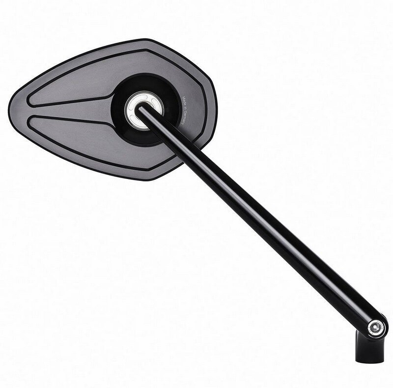 Motogadget モトガジェット Mo.View Sport Xl， Ece， Oval， 180 Mm Stem Black | 7004030 ミラー ハンドル