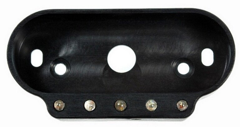 Motogadget モトガジェット Msm Combi Frame With Indicator Lights Black | 3005010 その他メーターオプション・補修部品 メーター・インジケーター関係 電装系