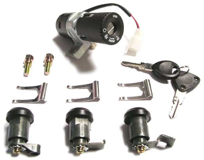 V PARTS ブイパーツ キーシリンダー FES 125 PANTHEON 150 250 FORESIGHT HONDA ホンダ キーシリンダー・鍵 スイッチ・ハーネス関係 電装系