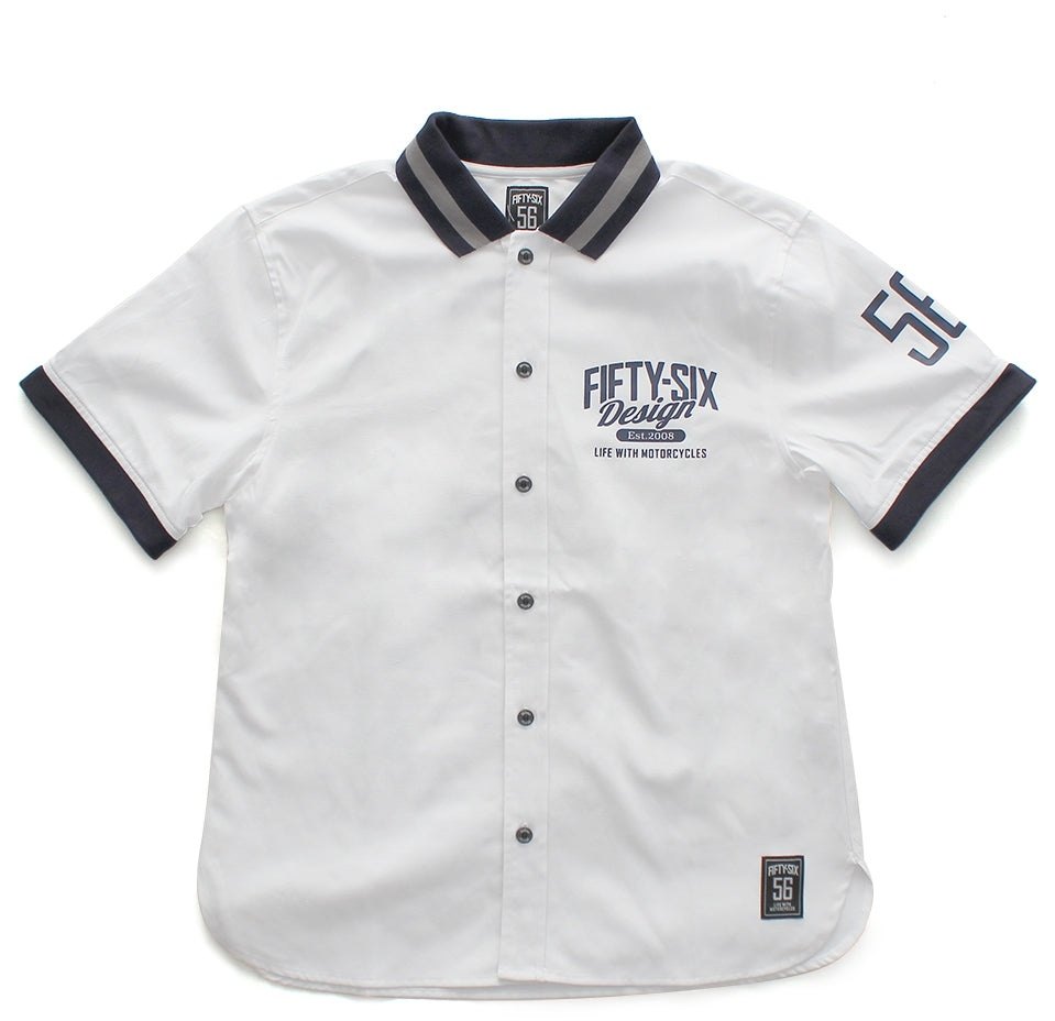 56design 56デザイン RIB MIX SHORT SLEEVE SHIRTS カジュアルシャツ・ポロシャツ アパレル画像