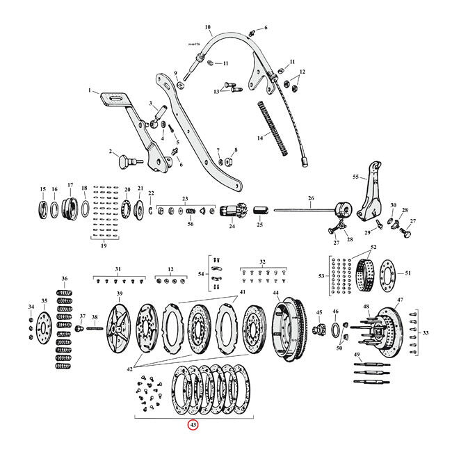 SAMWEL サムウェル ライニングセット フリクションディスク【LINING SET FRICTION DISCS】 41-73 45SVNU HARLEY-DAVIDSON ハーレーダビッドソン その他クラッチオプション・補修部品 駆動系