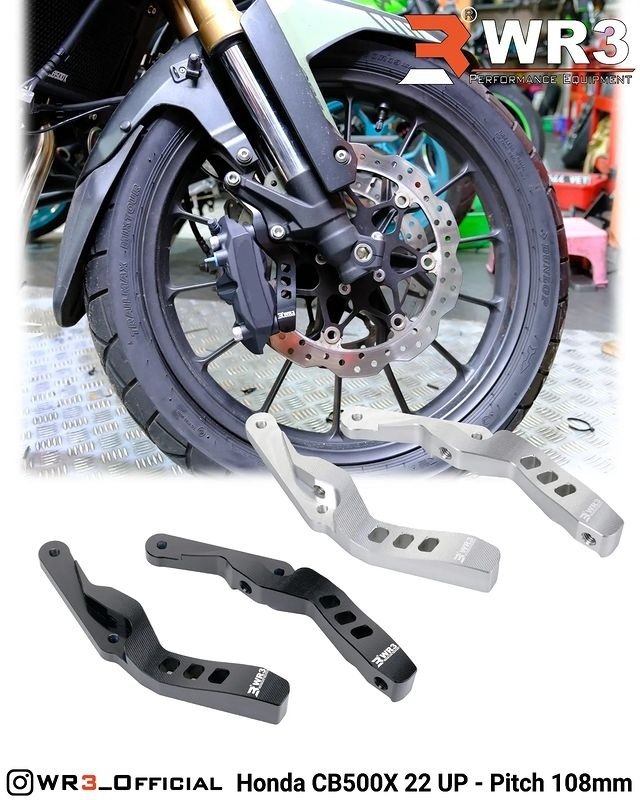 WR3 ダブルアールスリー フロントキャリパーサポート BREMBO用 CB500X HONDA ホンダ キャリパーサポート・ブラケット ブレーキ